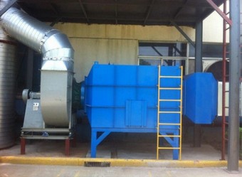 居峰环保为东莞金力硅橡胶制品有限公司设计安装喷漆废气治理工程
