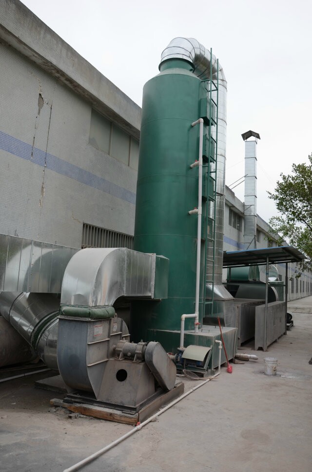居峰环保为东莞市科杰实业有限公司设计安装喷漆废气治理工程