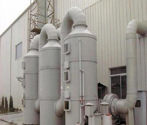 居峰环保为鲲鹏工艺品厂设计安装喷漆废气净化工程
