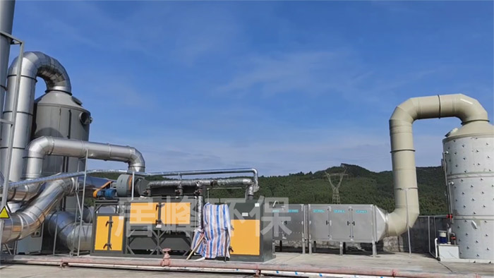 东莞茶山线路板厂废气处理工程
